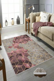 Conceptum Alfombra con Impresión Digital 3D de 60 x 100 cm Multicolor